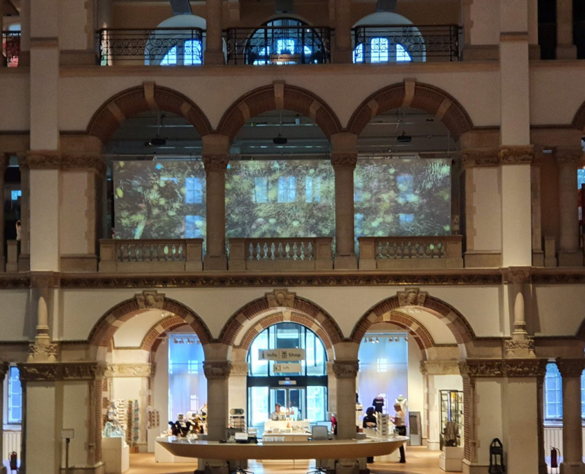 overview of namenmonument in wereldmuseum