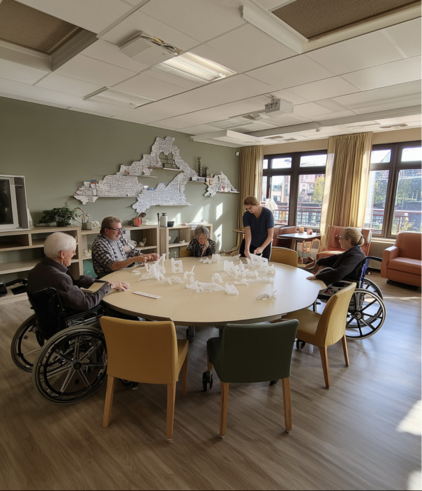 Gemeenschappelijke ruimte rijndam